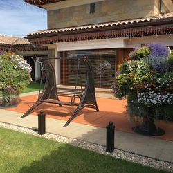 Balancelle de jardin de luxe forge à la main avec garantie de qualit  mobilier forg