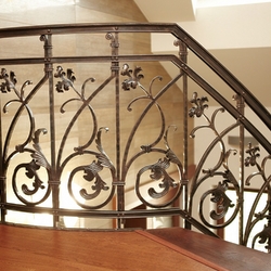 Balustrade forgée intérieure pour l'escalier - balustrade de qualité fabriquée par UKOVMI Balustrade forgée intérieure pour l'escalier - balustrade de qualité fabriquée par UKOVMI