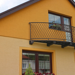 Balustrade forgée - balustrade de balcon Balustrade forgée - balustrade de balcon