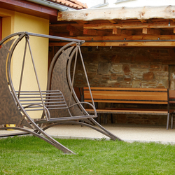 Balanoire de jardin  Balanoire en fer forg de haute qualit pour des moments de dtente
