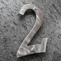 Stainless steel numbers 0 - 9 Stainless steel numbers 0 - 9