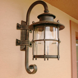 Applique murale forgée à la main pour l'extérieur - lampe de luxe Applique murale forgée à la main pour l'extérieur - lampe de luxe