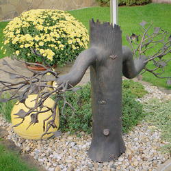 Lampe de jardin forgée à la main Arbre – Éclairage extérieur Lampe de jardin forgée à la main Arbre – Éclairage extérieur