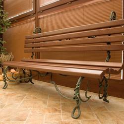 Banc forgé à la main inspiré par la nature Banc forgé à la main inspiré par la nature