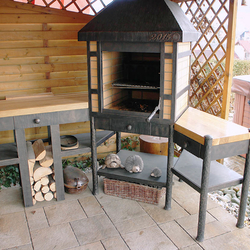 Barbecue de jardin forgé Barbecue de jardin forgé