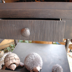 Cheminée de jardin forgée - détail Cheminée de jardin forgée - détail