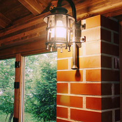 Applique de style campagnard – Lampe forgée à la main Applique de style campagnard – Lampe forgée à la main