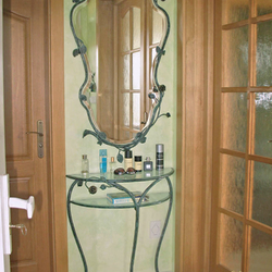 Coiffeuse rustique avec miroir - mobilier de luxe Coiffeuse rustique avec miroir - mobilier de luxe