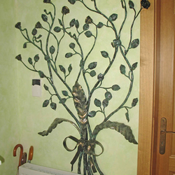 Porte-manteaux artistique en forme de bouquet de roses - mobilier exclusif Porte-manteaux artistique en forme de bouquet de roses - mobilier exclusif