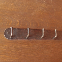 Portemanteau forg avec finition en patine cuivre - portemanteau à large utilisation