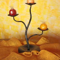 Bougeoir en fer forg  design simple