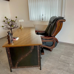 Bureau en fer forg - mobilier dans le style forg  mobilier exclusif