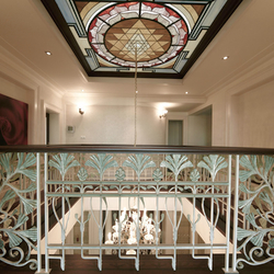 Exclusive indoor railing with historical design - wrought iron railings Exclusive indoor railing with historical design - wrought iron railings