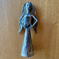 Clochette forge de Nol Ange avec cœur