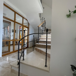 Wrought iron railing made for a modern church in Slovakia Wrought iron railing made for a modern church in Slovakia