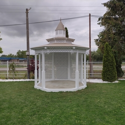 Wedding gazebo made for Baffone family restaurant Wedding gazebo made for Baffone family restaurant