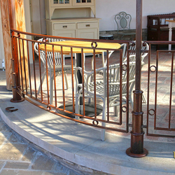Balustrade en métal de style industriel - balustrade extérieure Balustrade en métal de style industriel - balustrade extérieure