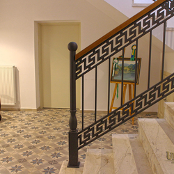 Garde-corps exceptionnel complétant l'intérieur de la pension Garde-corps exceptionnel complétant l'intérieur de la pension