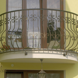 Garde-corps courbe - balcon