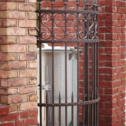 Porte forgée en arc pour conteneur à ordures Porte forgée en arc pour conteneur à ordures