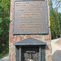 Hand-forged monument with a plaque made in The Blacksmith's Art Studio UKOVMI for Butkov Hand-forged monument with a plaque made in The Blacksmith's Art Studio UKOVMI for Butkov