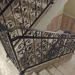 High quality interior railings in the renovated pension Berg located near the center of Bratislava High quality interior railings in the renovated pension Berg located near the center of Bratislava