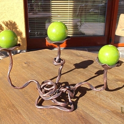 A wrought iron candleholder - Crazy