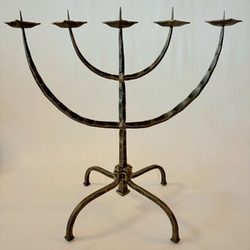 Chandelier en fer forg 