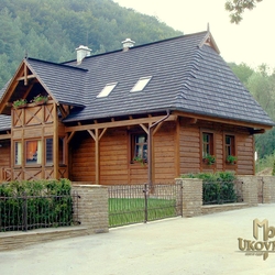 Schmiedeeiserner Zaun an einem Wochenendhaus (OMA)  'In einer de am Wald'  auergewhnlicher Zaun