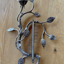 Thermomètre mural pour l'extrieur en forme de rose - cadeau de luxe