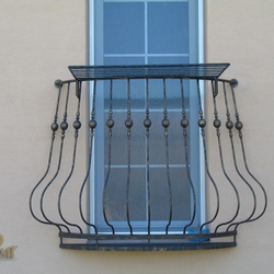 Garde-corps en fer forgé - porte-fenêtre Garde-corps en fer forgé - porte-fenêtre