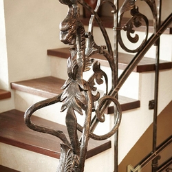 A wrought iron dragon - a detail